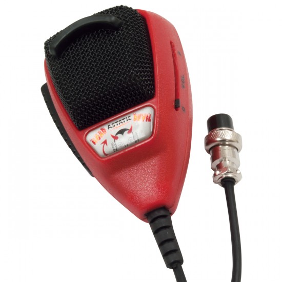 Astatic Road Devil Amplified 4-pin CB Microphone / For CB Radio Without Mic Gain